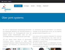 Tablet Screenshot of joint-systems.net